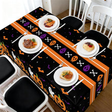 3 Pack Halloween Tablecloth for Rectangle Table,Halloween Decor